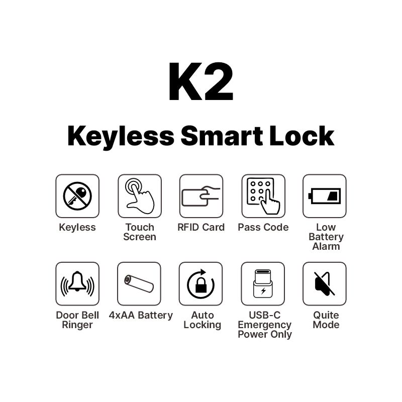 Keyless Smart Lock K2 - Image 6